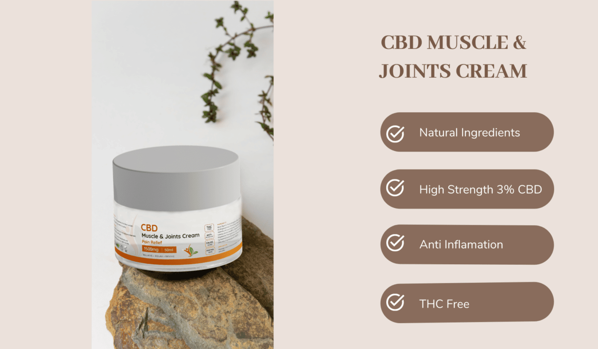 CBD muscle and joints cream