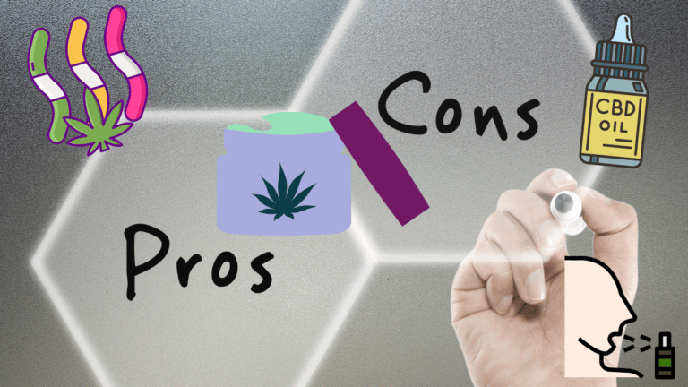 Read more about the article Pros and Cons of Different Types of CBD Products