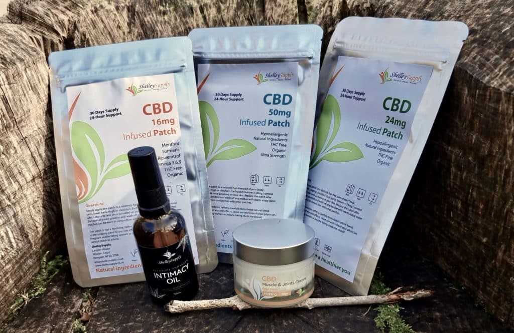 High quality CBD isolate products including CBD patches, CBD intimacy oil, and CBD joint and muscle cream.